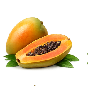 Semi-Ripe Papaya